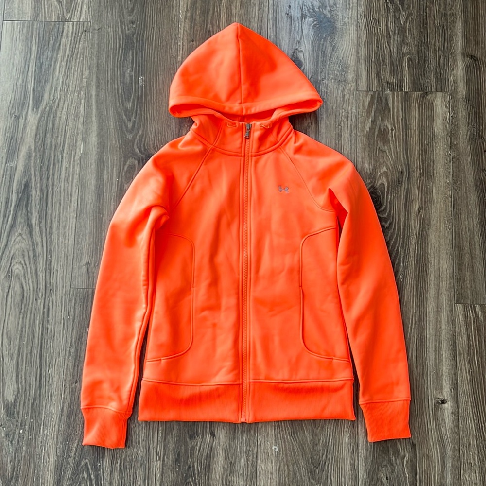 Under Armour Highlight Orange Zip Up Jacket